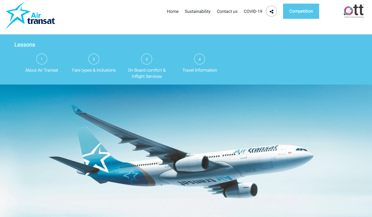 Air Transat Re-Launches Enhanced Online Agents Training Course